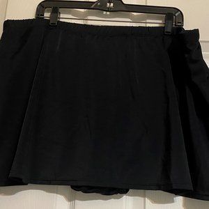 Avenue Black Swim Skirt